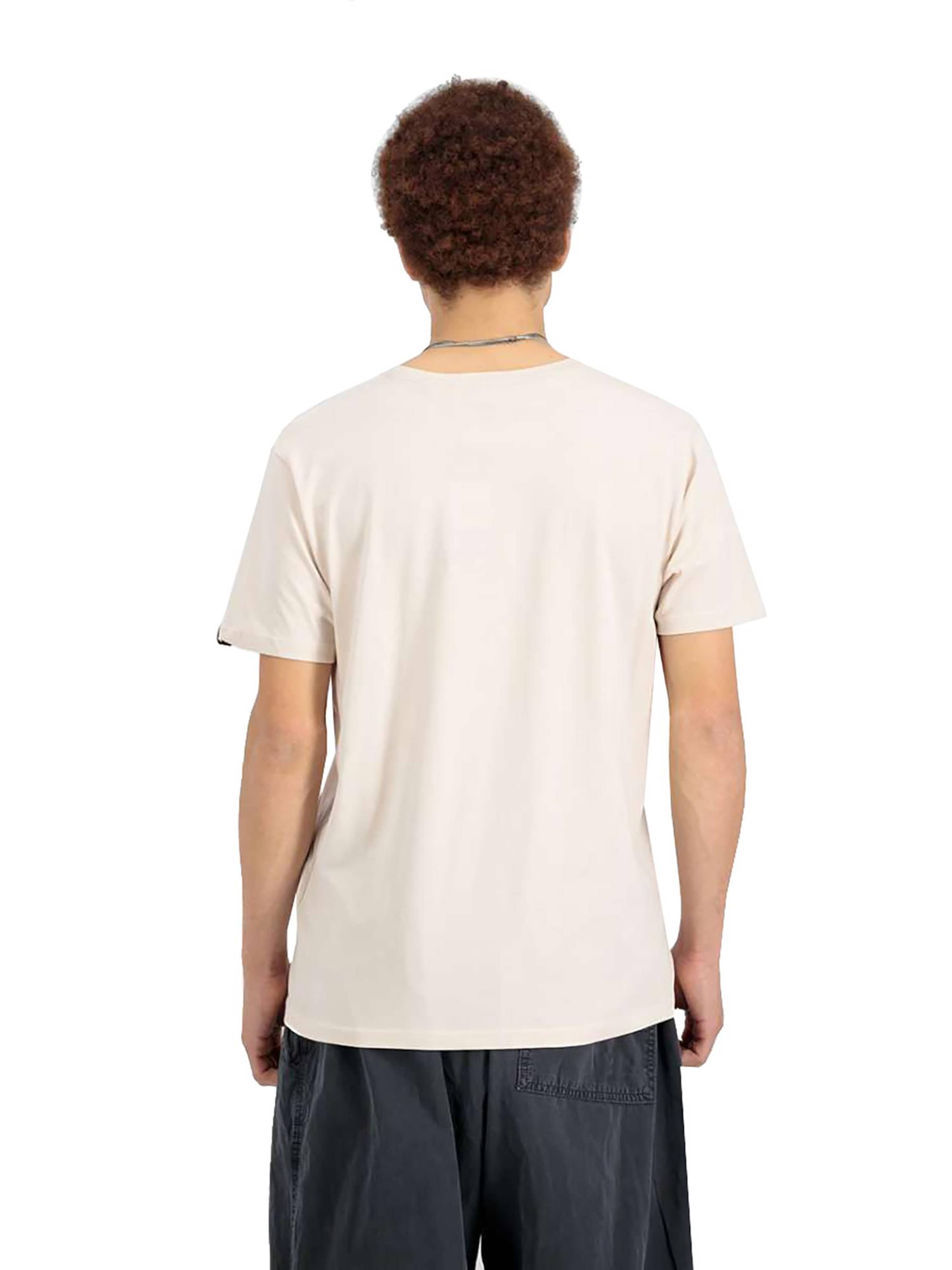 ALPHA INDUSTRIES Tričko 'Camo PP T' – bílá