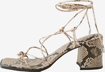 Next Remmisandaalit 'Forever Comfort®' värissä ruskea: etupuoli