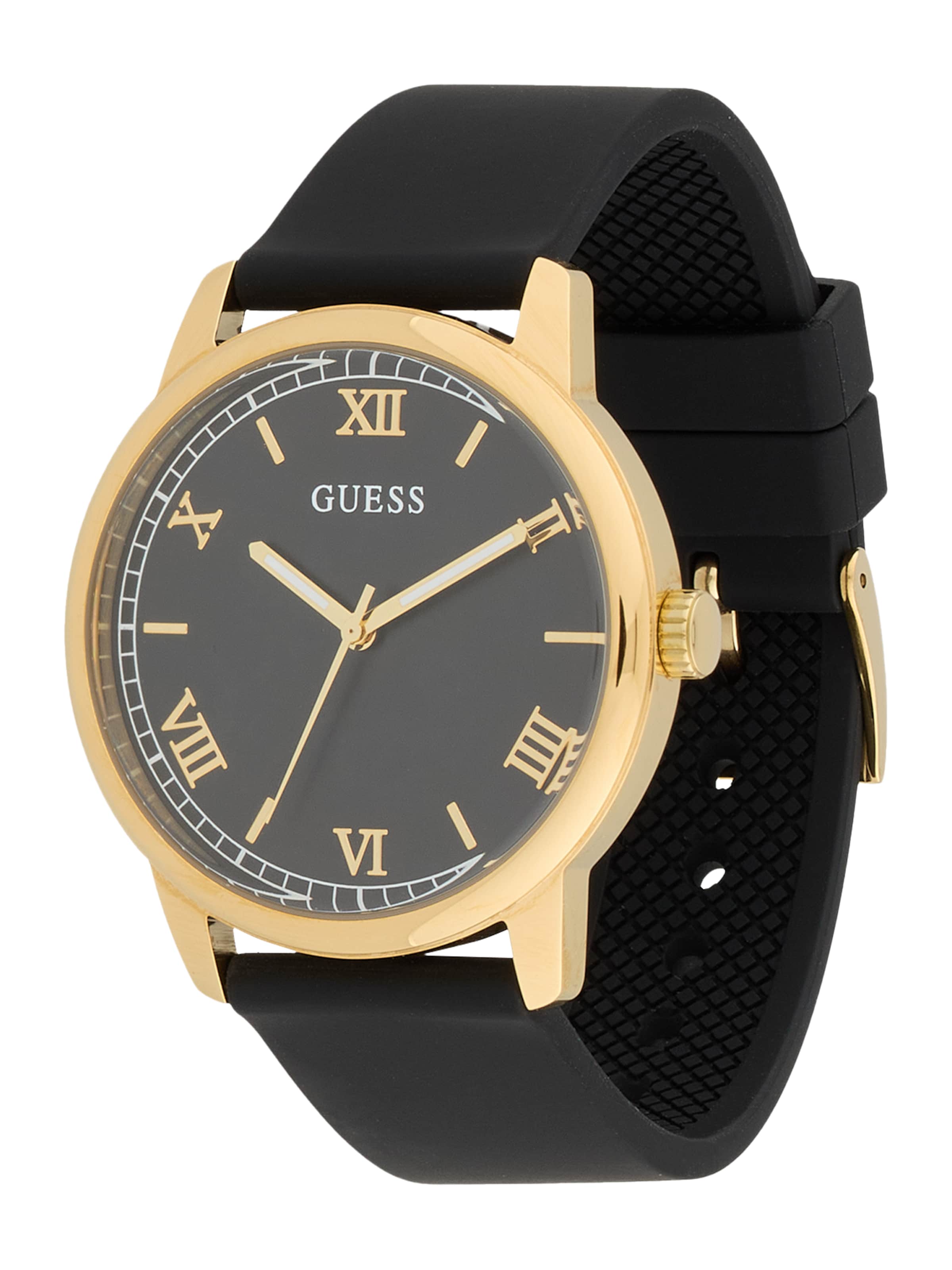 GUESS Analog Watch 'CHANDLER' in Black: front