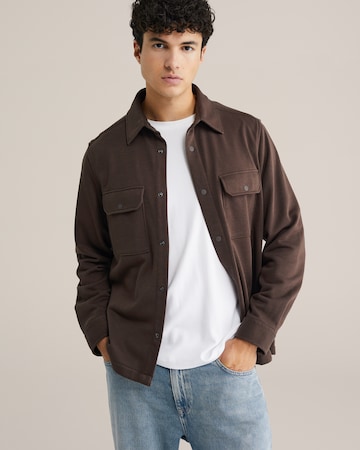 Geacă de primăvară-toamnă de la WE Fashion pe maro