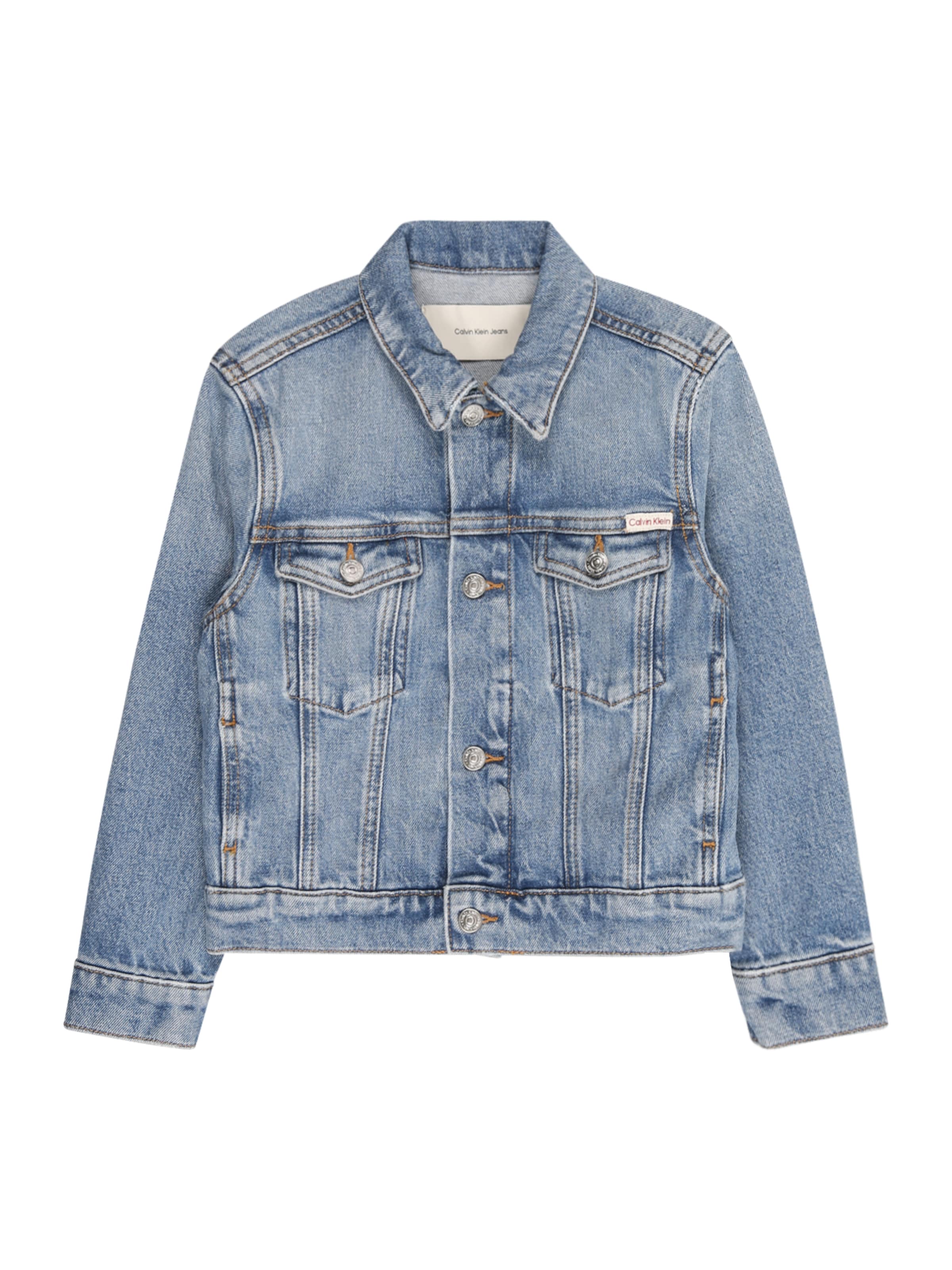 Calvin Klein Jeans Overgangsjakke i blå: forside