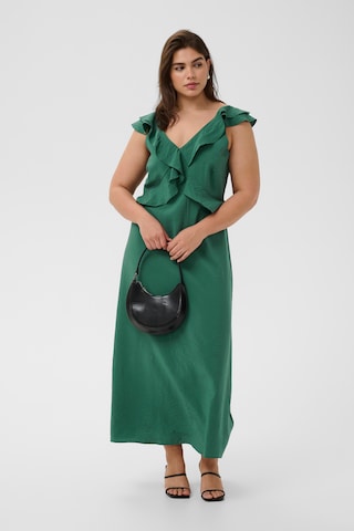 KAFFE CURVE Kjole 'KCruby' i grøn: forside