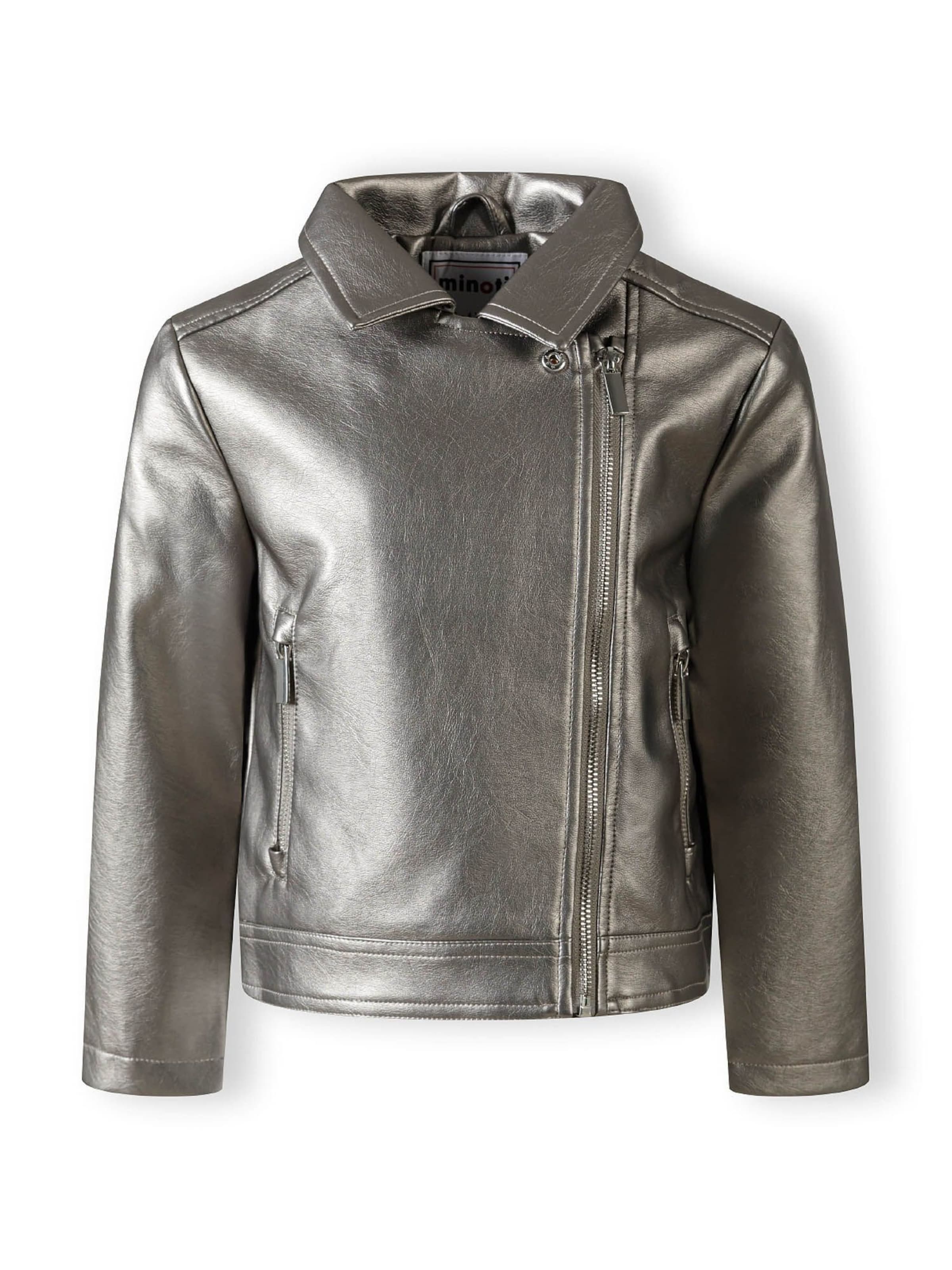 MINOTI Prechodná bunda - Strieborná: predná strana