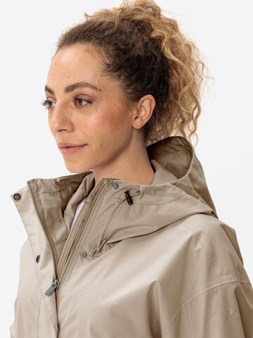 VAUDE Functionele jas 'Mineo' in Beige