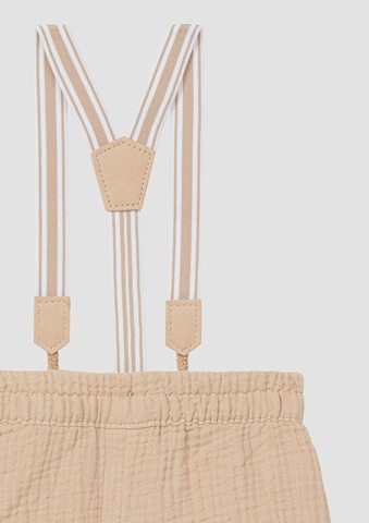 s.Oliver Regular Latzshorts in Beige