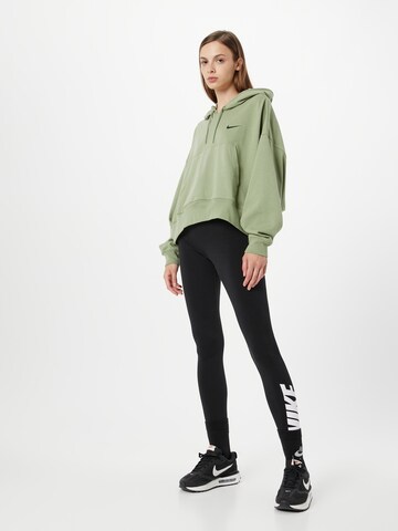 Bluză de molton 'Swoosh' de la Nike Sportswear pe verde