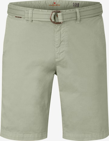 REDPOINT Chino Pants in Green: front