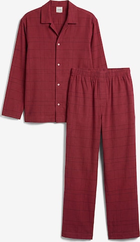 Pyjama long Calvin Klein Underwear en rouge : devant