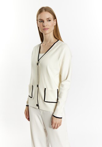 DreiMaster Klassik Knit Cardigan 'Acalmar' in White