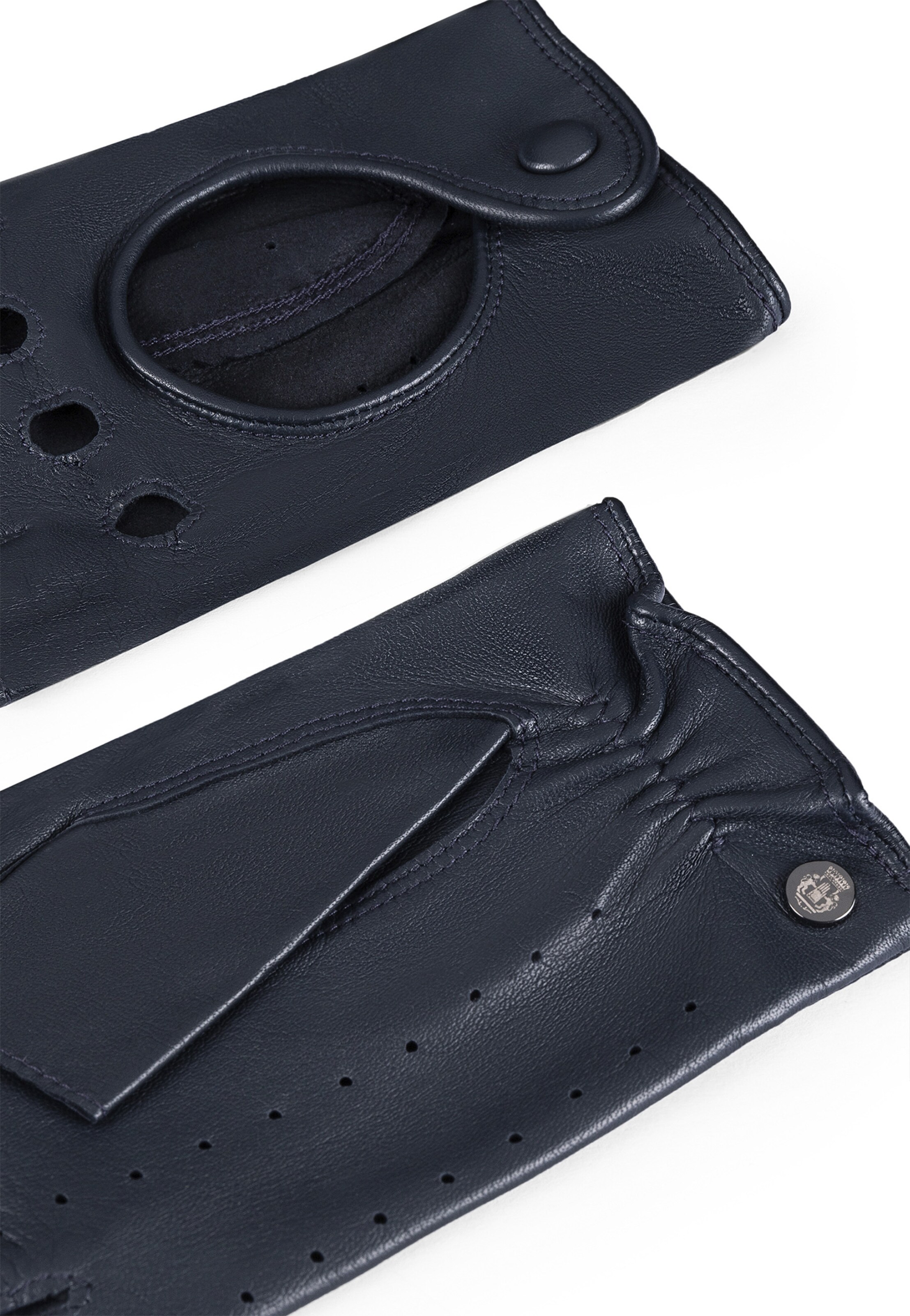 Roeckl Lederhandschuhe 'FLORENZ AUTOFAHRER' in Blau