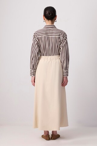 Touche Prive Skirt in Beige