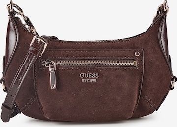 Sac à bandoulière 'Marsha' GUESS en marron : devant
