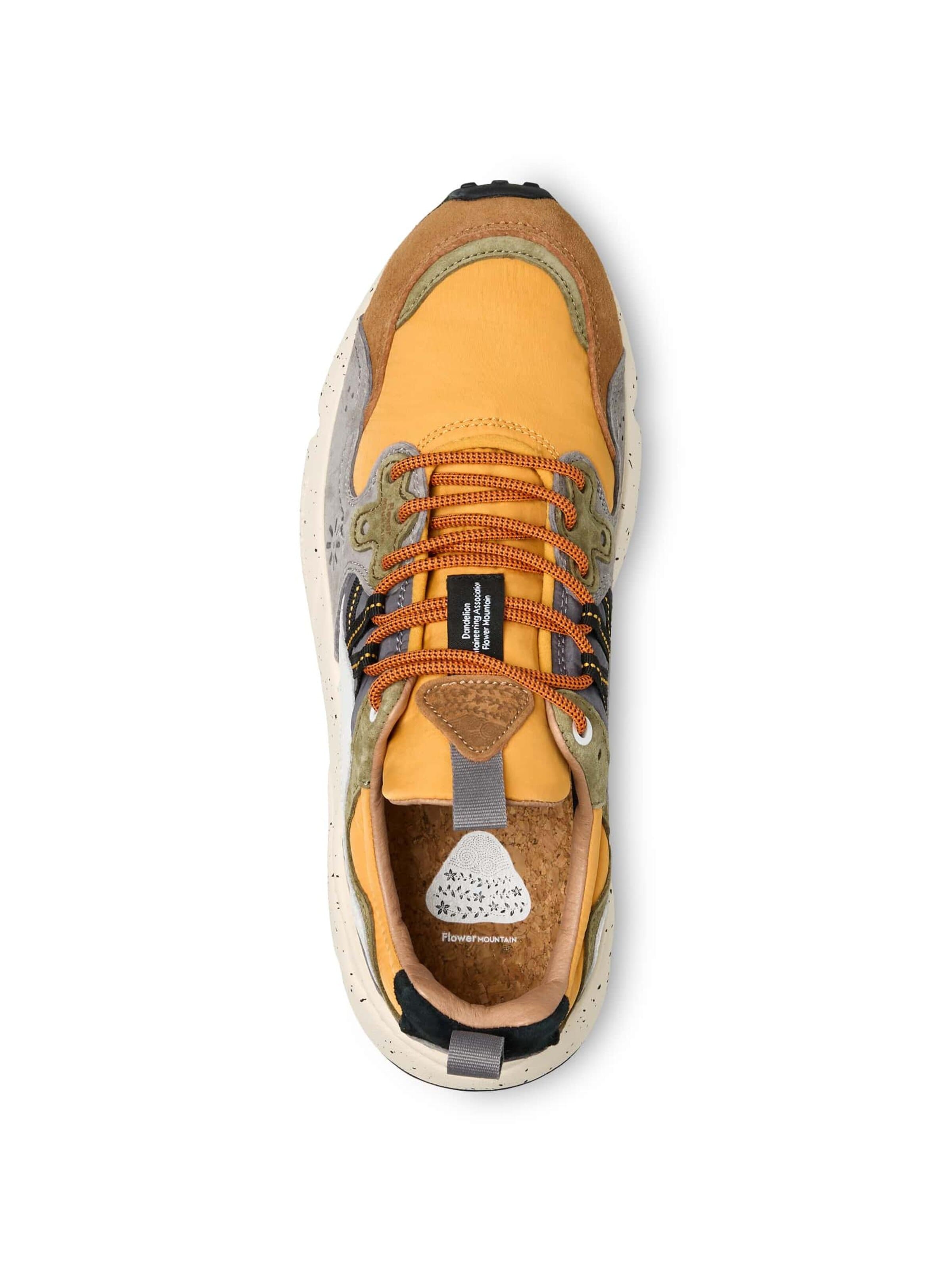 Flower Mountain Sneaker low 'YAMANO 3 MAN'‌‌‌ in Gelb