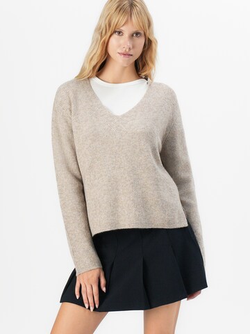 JDY Pullover 'JDYSANDRINE' in Braun