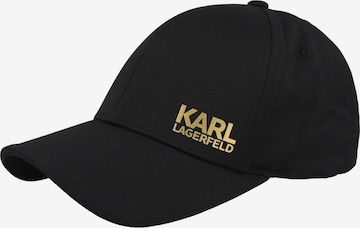 Cappello da baseball di Karl Lagerfeld in nero: frontale