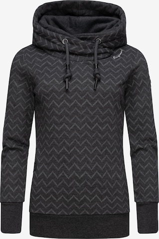 Ragwear Sweatshirt 'Chevron' in Schwarz: predná strana