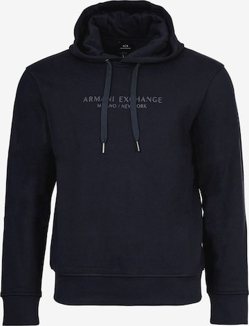 ARMANI EXCHANGE Sweatshirt in Blue: front