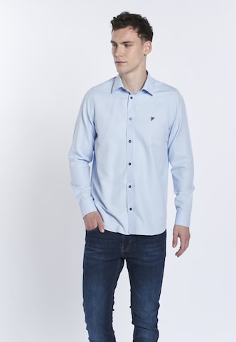 DENIM CULTURE Regular Fit Skjorte 'RODRIGO' i blå