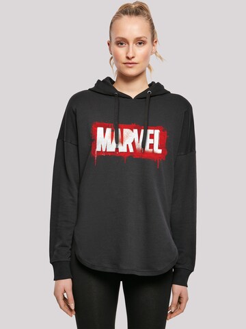 F4NT4STIC Sweatshirt 'Marvel' in Zwart: voorkant