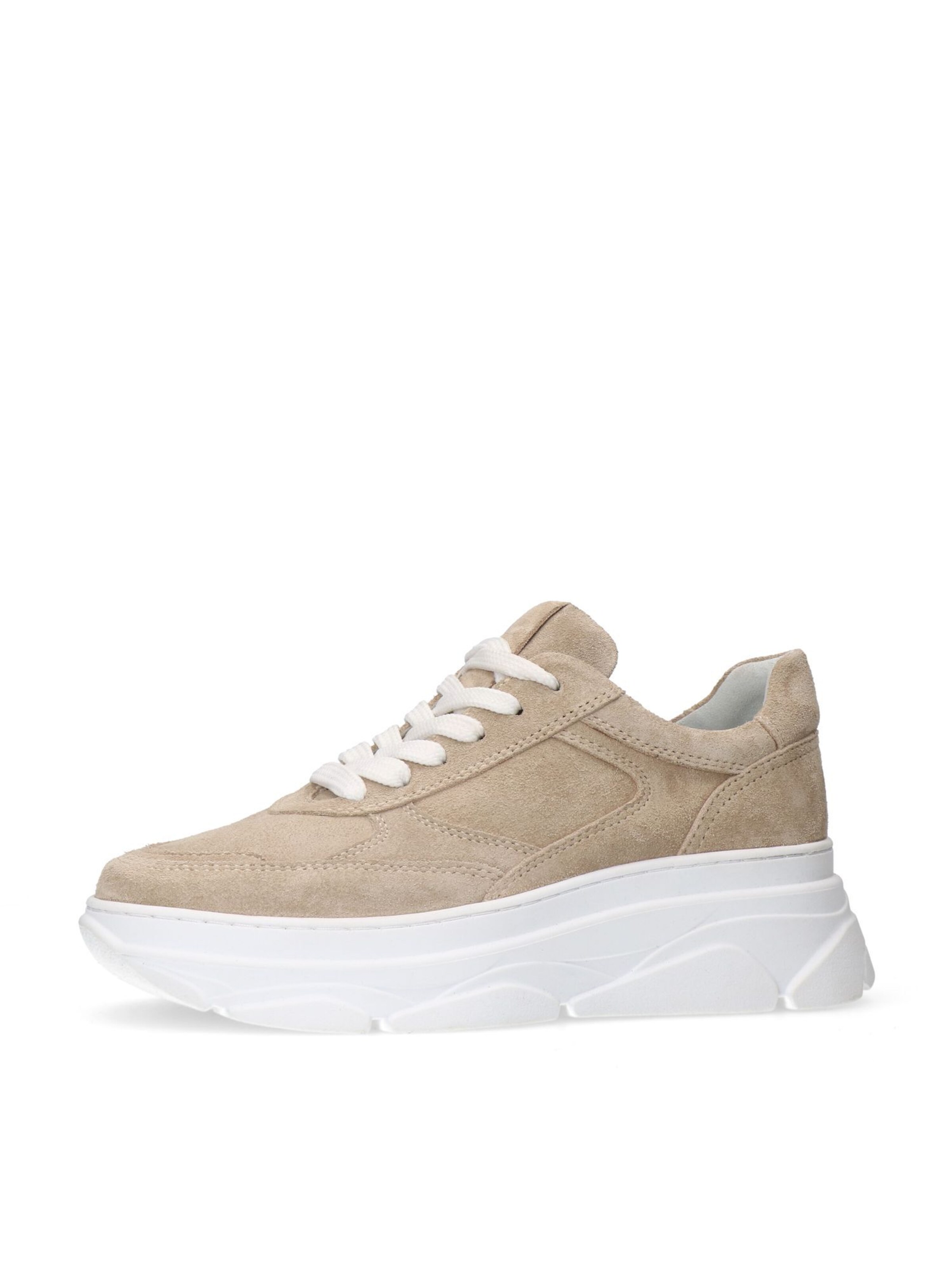 MANFIELD Sneaker in Beige: Vorderseite