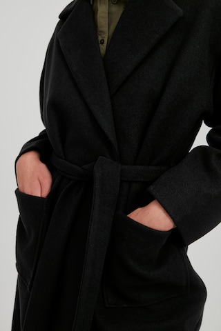 ICHI Between-Seasons Coat 'JANNET' in Black