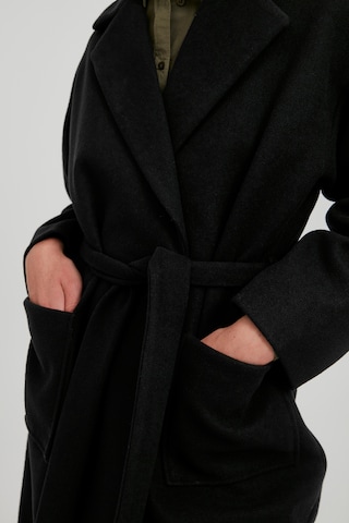 Manteau mi-saison 'JANNET' ICHI en noir