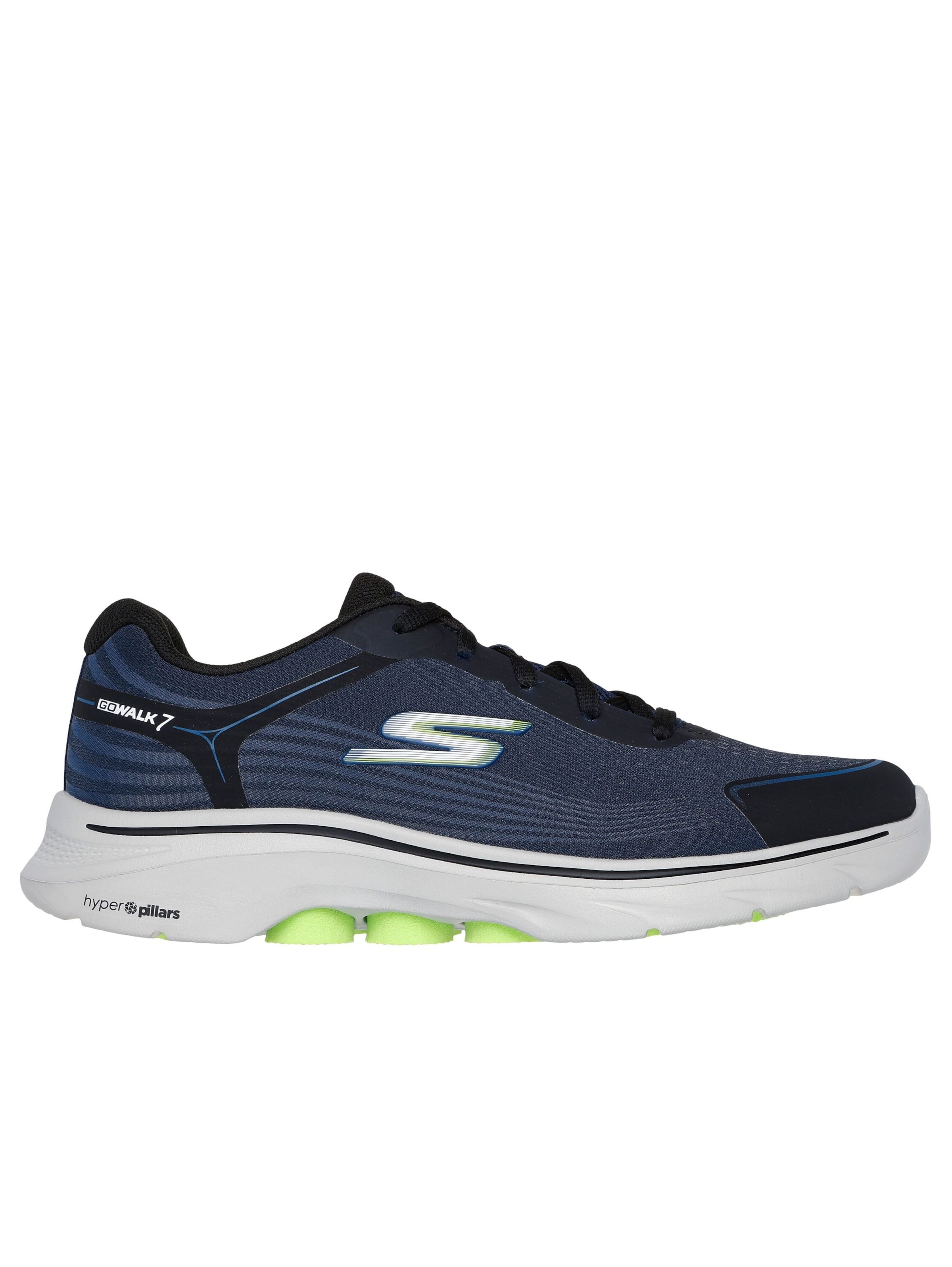 SKECHERS Athletic Lace-Up Shoes in Blue: front