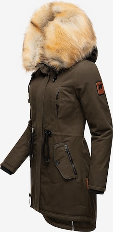 NAVAHOO Winterparka in Braun