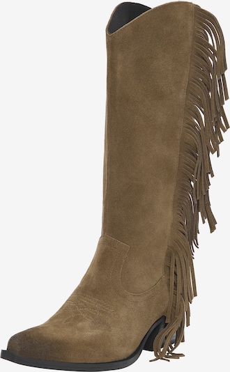 Pull&Bear Cowboy boot in Dark beige, Item view
