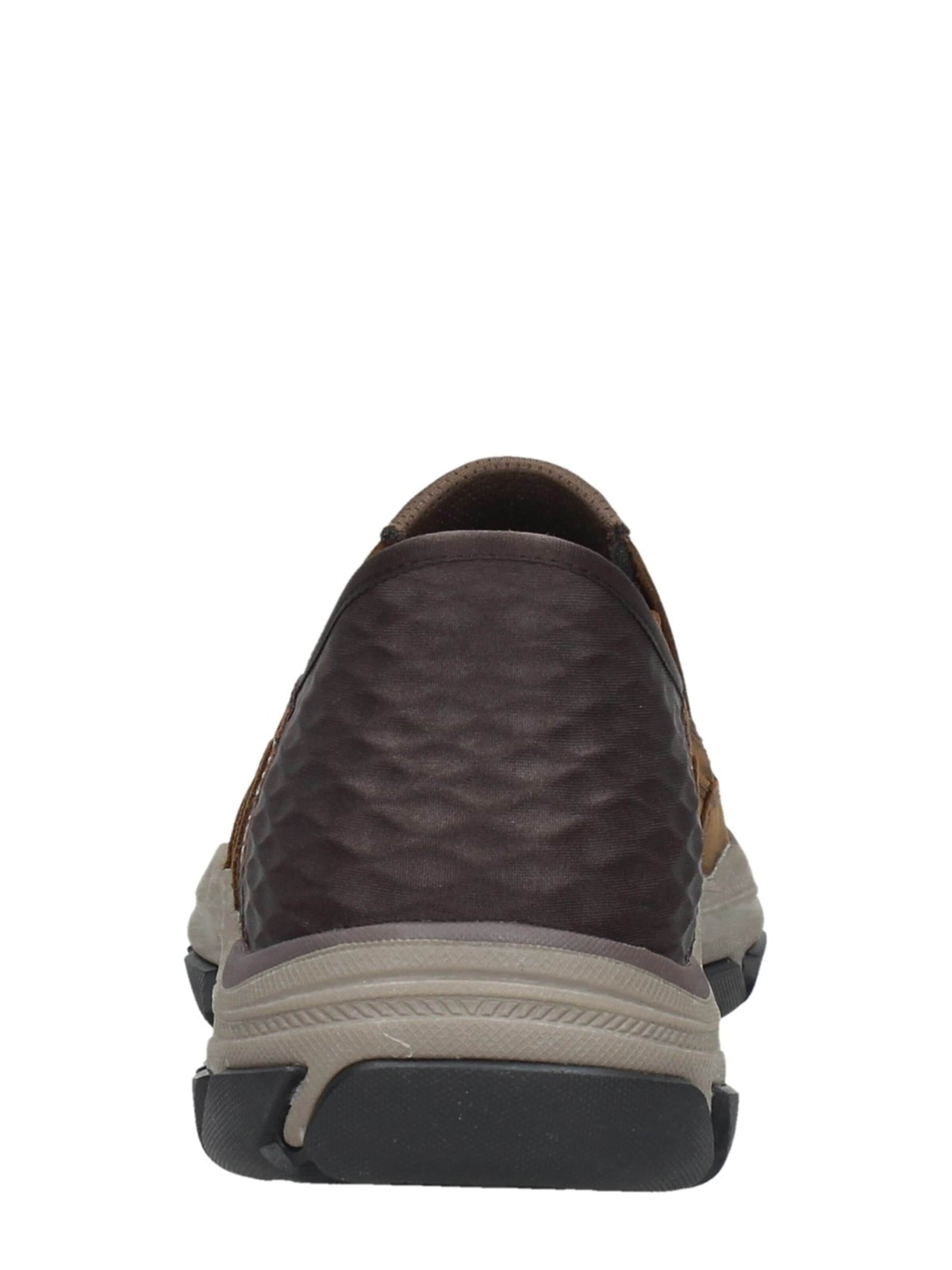 Chaussure basse 'Slip-Ins: Respected - Elgin Slip-Ins' SKECHERS en marron
