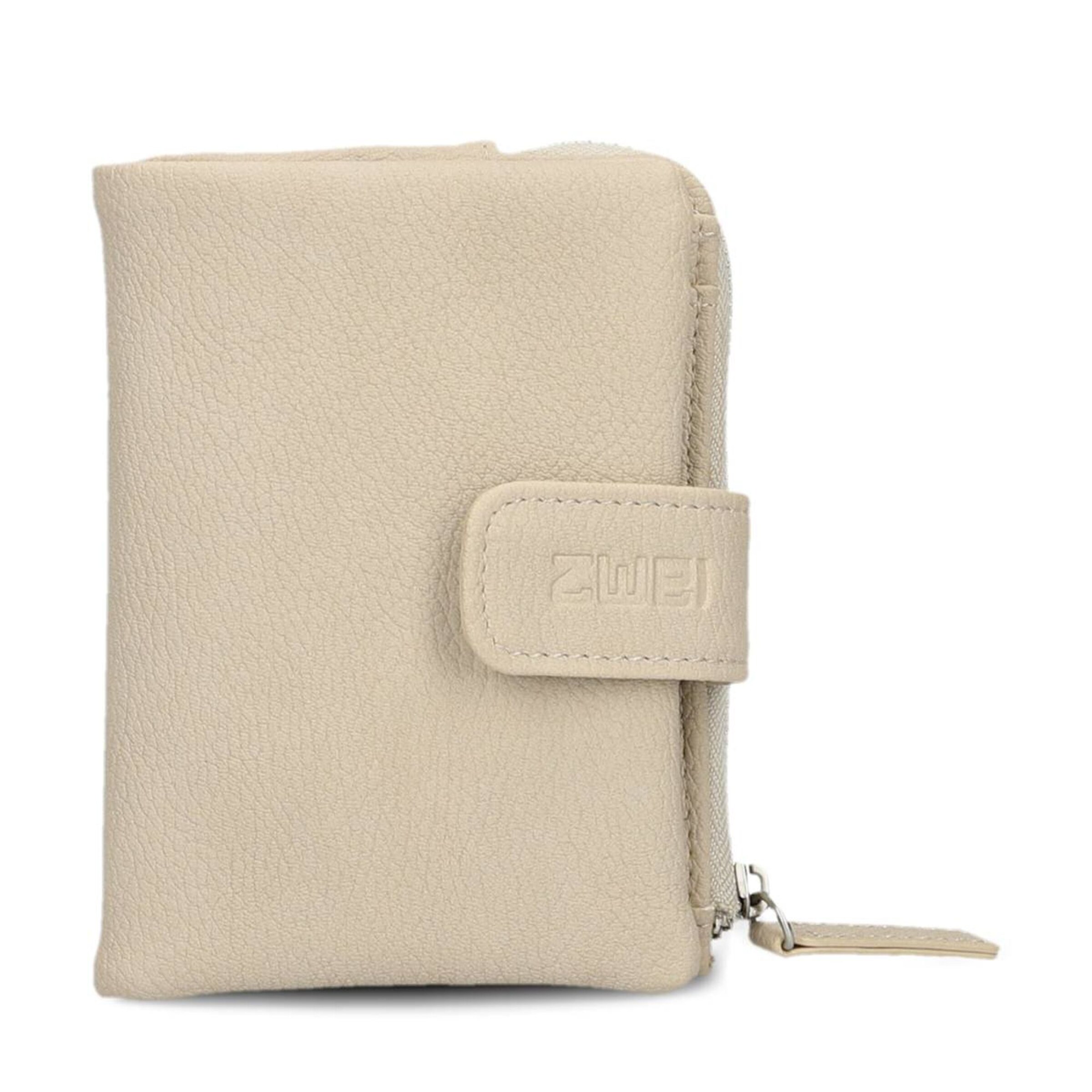 ZWEI Wallet 'Mademoiselle' in Beige: front