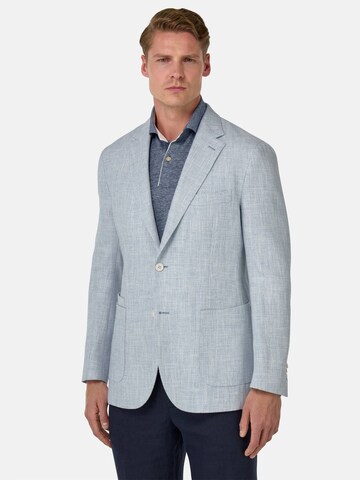 Coupe regular Veste de costume Boggi Milano en bleu : devant