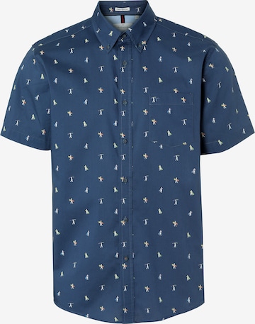 Coupe regular Chemise TATUUM en bleu : devant