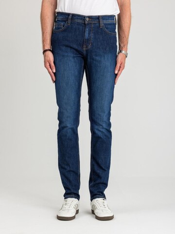 Slimfit Jeans 'Męskie Spodnie jeansowe Mustang Style Vegas Slim Denim Blue 1018073 5000 882' di MUSTANG in blu: frontale