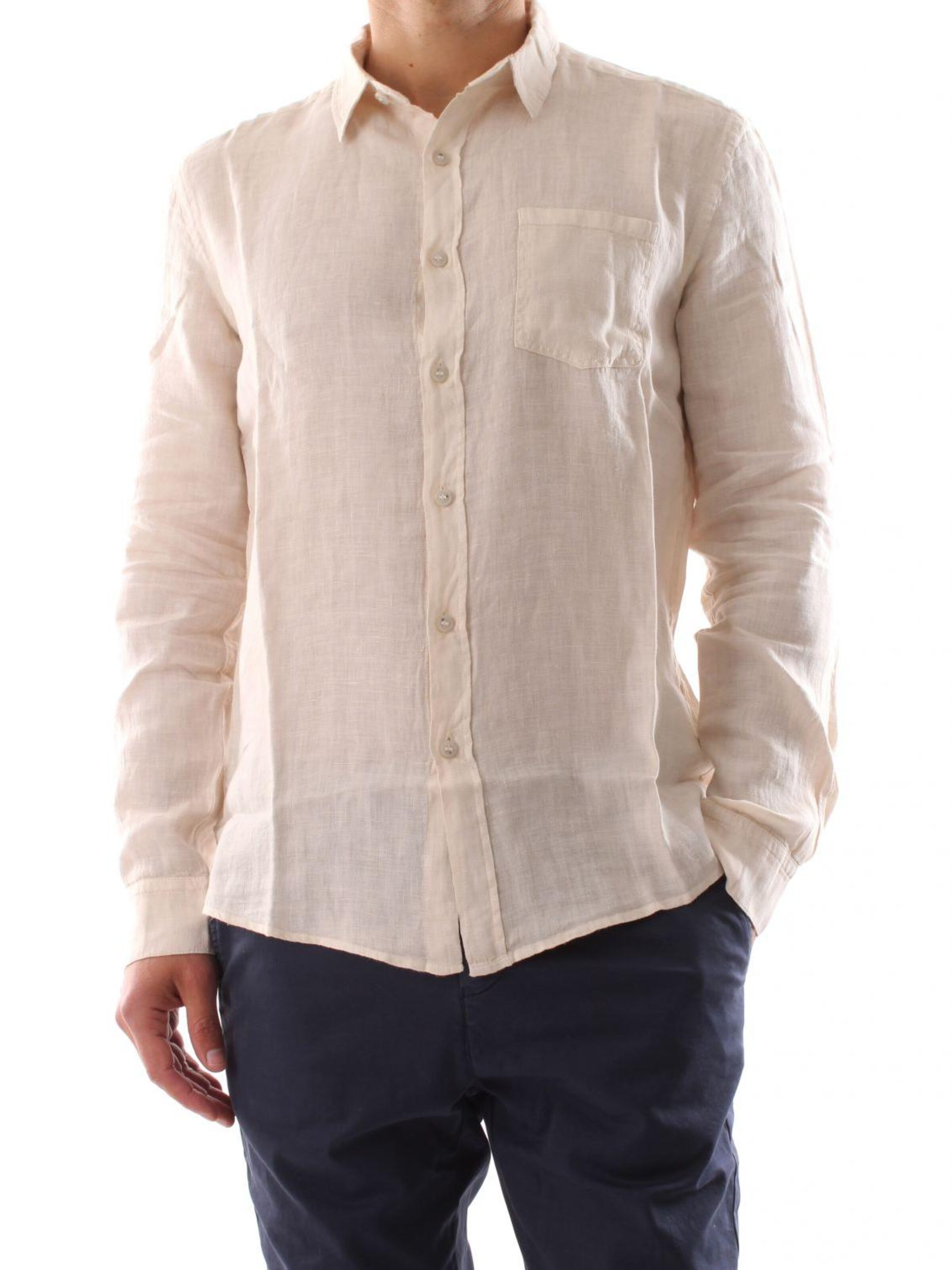 40weft Shirt in Beige: front