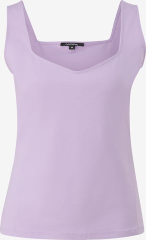 COMMA Top in Purple: front