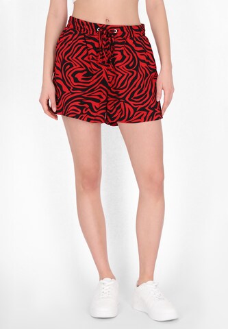MYMO Loosefit Broek 'Comfy' in Zwart: voorkant
