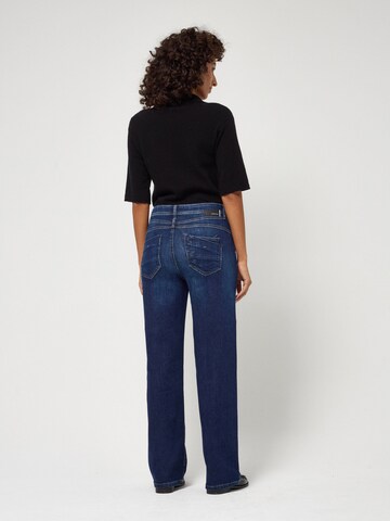 Regular Jean '94AMELIE WIDE ' Gang en bleu
