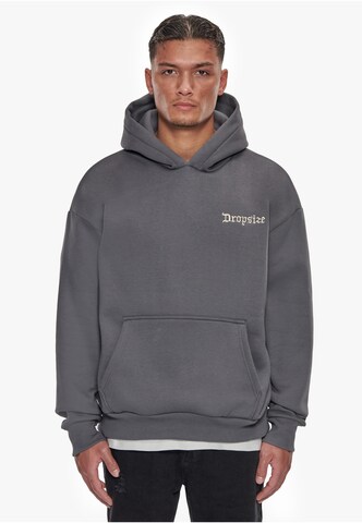 Sweat-shirt Dropsize en gris : devant