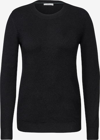 CECIL Pullover in Schwarz: Vorderseite