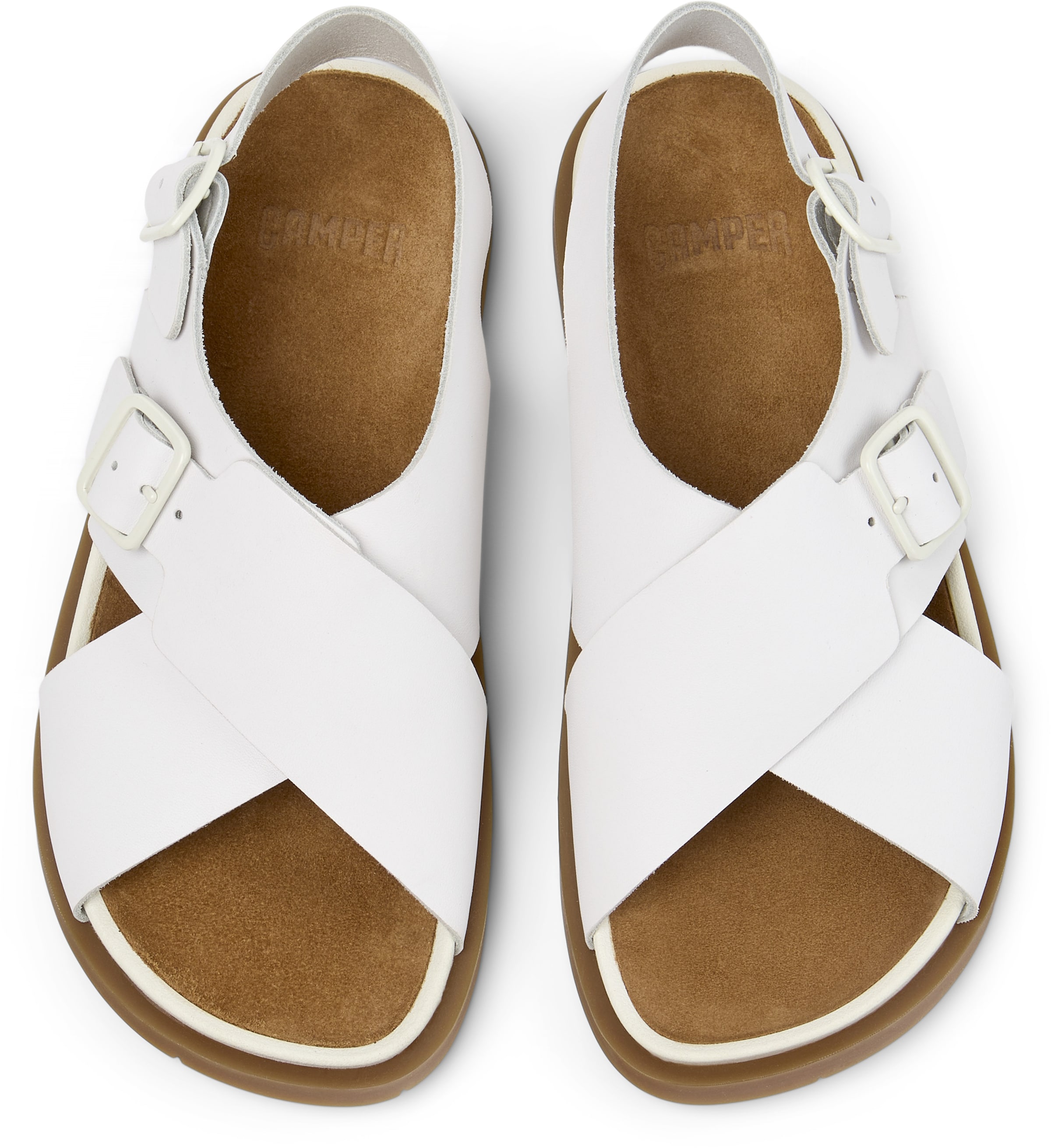 Sandalo ' Lluc ' di CAMPER in bianco