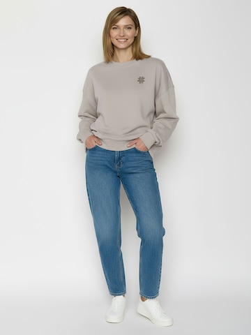 Felpa ' Core Sweat Shamrock ' di GREENBOMB in grigio