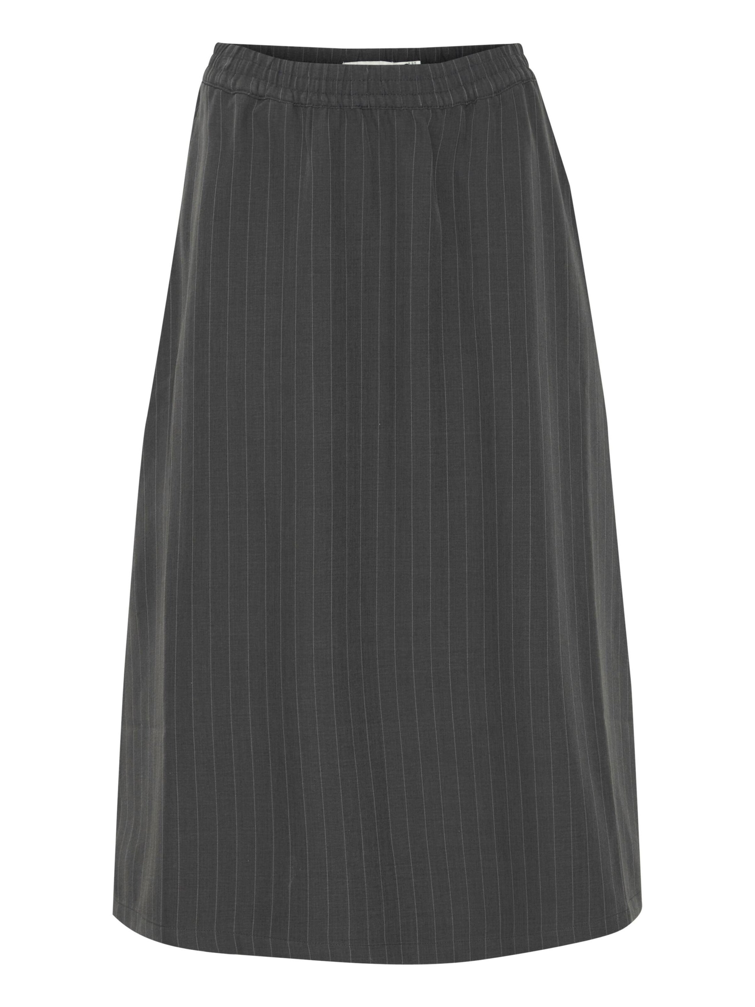 b.young Rok 'BYMmmidde' in Grijs: voorkant