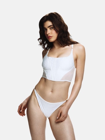 EKCENTRIK - Tanga 'Sating Thong White' en blanco