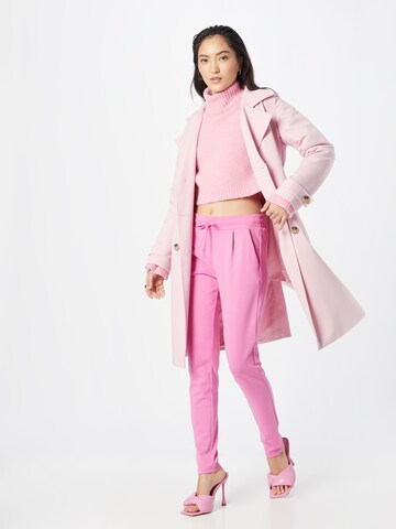 ICHI Tapered Pants 'KATE' in Pink