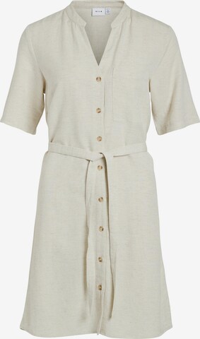 VILA Платье-рубашка 'Prisilla' в Бежевый: спереди