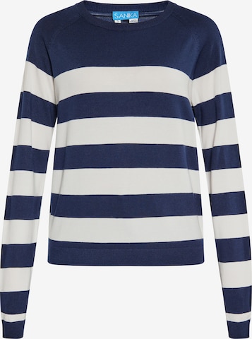SANIKA Pullover in Blau: Vorderseite