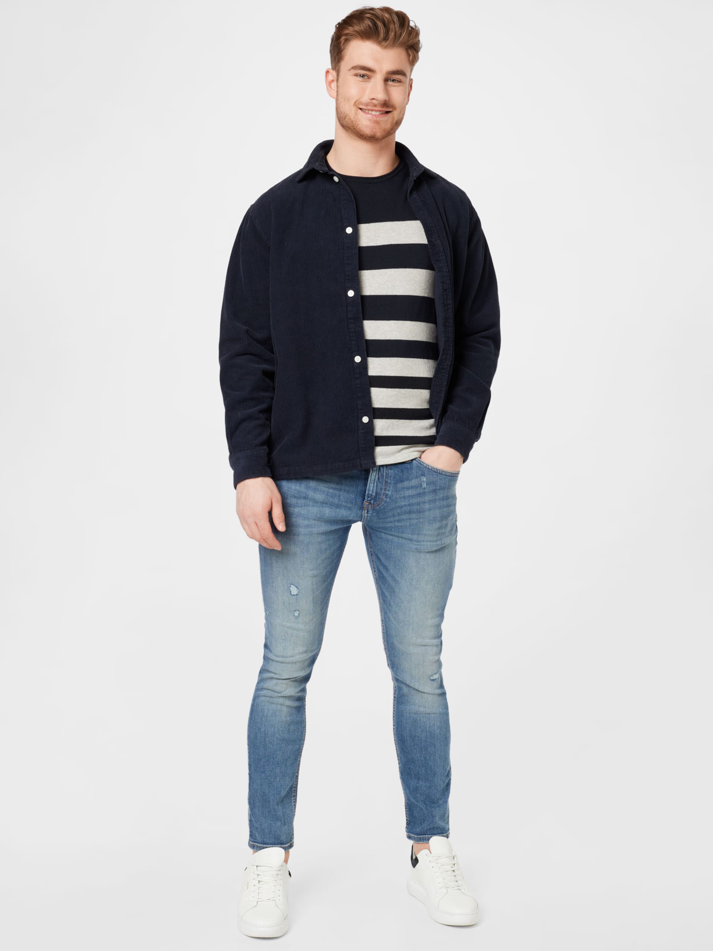 Männer Pullover & Strick Only & Sons Pullover 'DON' in Navy - OA15641 Männer Pullover & Strick Only & Sons Pullover 'DON' in Navy - OA15641
