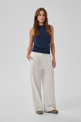 My Essential Wardrobe Wide Leg Hose 'Dias' in Weiß: Vorderseite