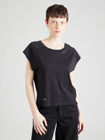 Ragwear - Camiseta 'GRATEEN' en negro: frente